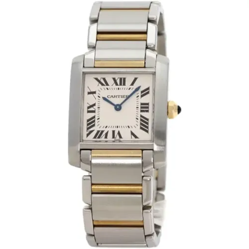 Pre-owned Stainless Steel watches , male, Sizes: ONE SIZE - Cartier Vintage - Modalova