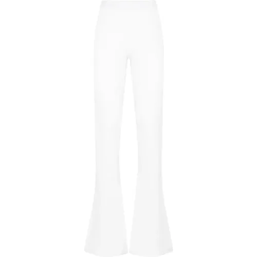 Cashmere Pants Aw003 Chalk , female, Sizes: S - Tom Ford - Modalova