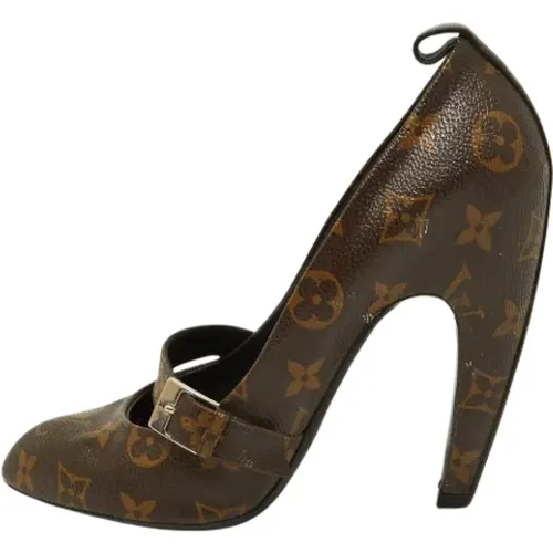 Pre-owned Canvas heels , female, Sizes: 4 UK - Louis Vuitton Vintage - Modalova
