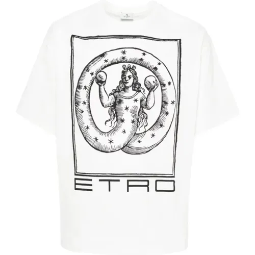 Weiße T-Shirts und Polos , Herren, Größe: L - ETRO - Modalova
