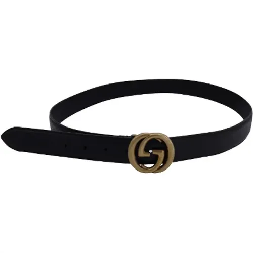 Pre-owned Leather belts , male, Sizes: ONE SIZE - Gucci Vintage - Modalova