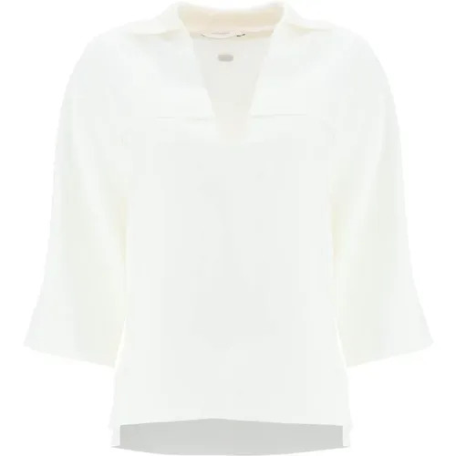 Klassische Weiße Button-Up Bluse - Agnona - Modalova