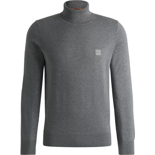 Soft Breathable Roll Neck Sweater , male, Sizes: L, XL - Hugo Boss - Modalova