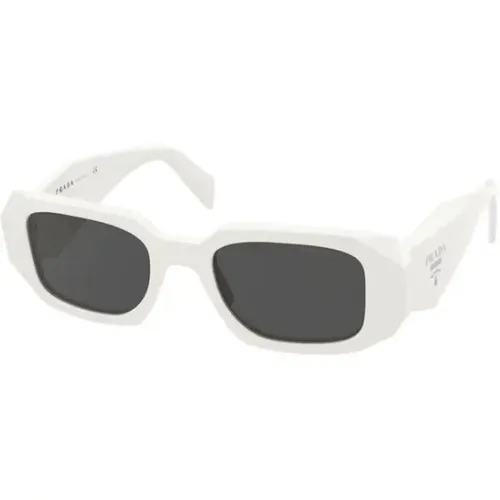 Weiße Fassung Sonnenbrille Prada - Prada - Modalova