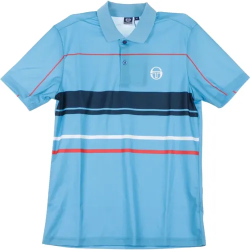 Himmelblaues Poloshirt für Männer - Sergio Tacchini - Modalova