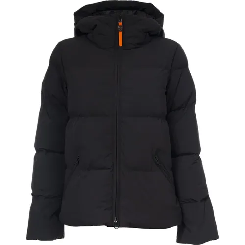 Hooded Down Jacket for Women , female, Sizes: XS, L/XL, M/L, S/M - Aspesi - Modalova