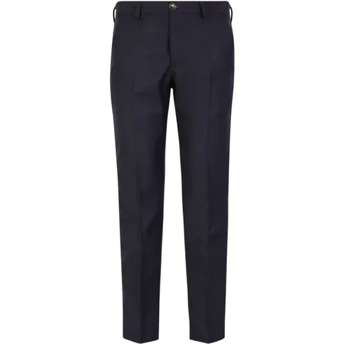 Tapered wool-blend pants by . Clic and timeless, the brand is an Italian excellence in the production of men`s trousers , male, Sizes: W33, W34, W32 - PT Torino - Modalova