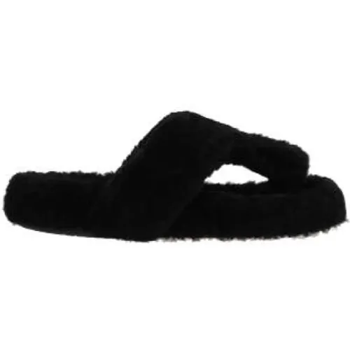 Shearling Sandals , female, Sizes: 5 UK, 4 UK - Loewe - Modalova