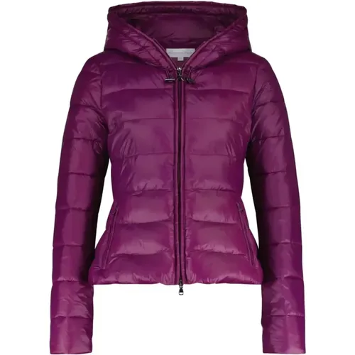 Stylish Hooded Quilted Jacket , female, Sizes: 2XS, 3XS, 4XS - PATRIZIA PEPE - Modalova