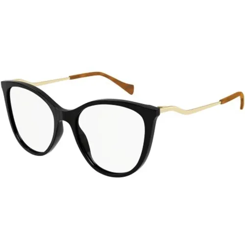 Gold Transparent Glasses , unisex, Sizes: 53 MM - Gucci - Modalova