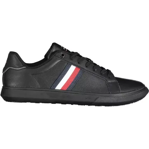 Polyester Sneaker in , male, Sizes: 11 UK, 12 UK, 10 UK, 7 UK, 6 UK, 8 UK, 9 UK - Tommy Hilfiger - Modalova