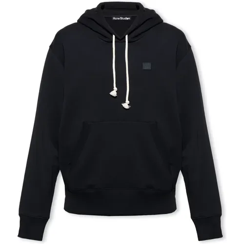 Hoodie mit Logo-Patch , Herren, Größe: S - Acne Studios - Modalova