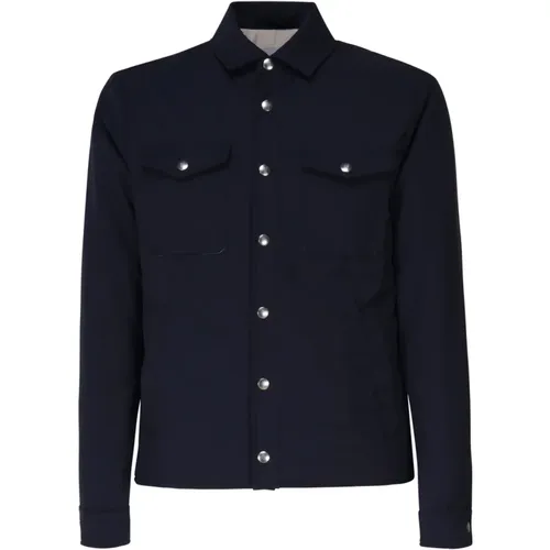 Denim Jacket Button Closure Italy , male, Sizes: L, M, XL - Eleventy - Modalova