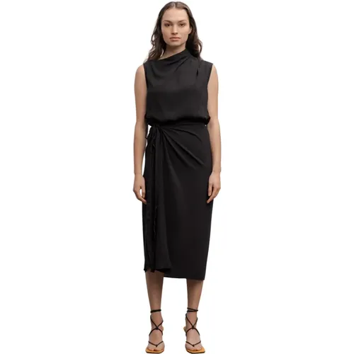 Luxuriöses Telly-Kleid mit Stickdetail , Damen, Größe: XS - Ahlvar Gallery - Modalova