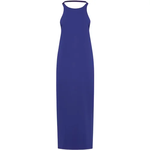 Purple Elegant Dresses , female, Sizes: XS, S, M - Blanca Vita - Modalova