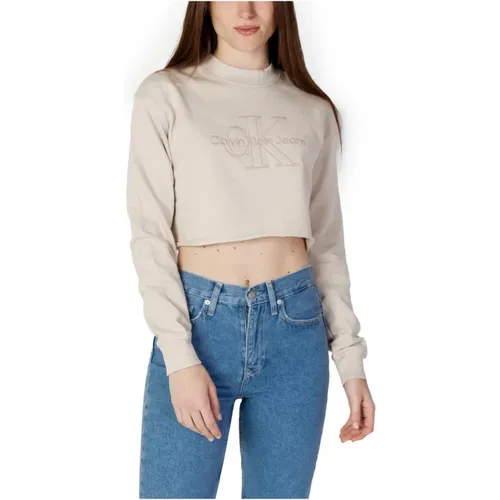 Turtleneck Sweatshirt , Damen, Größe: L - Calvin Klein Jeans - Modalova