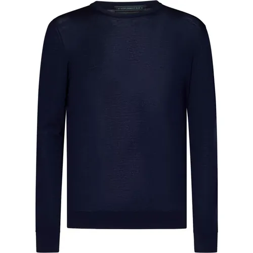 Wool Crewneck Sweater Aw24 , male, Sizes: M, S, XL, L - Kiton - Modalova