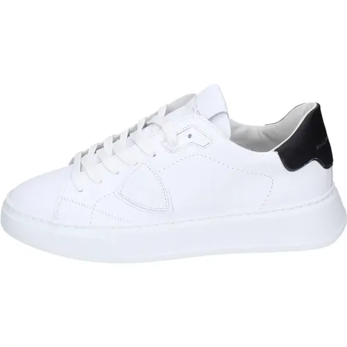 Leather Men's Sneakers Stylish Shoes , male, Sizes: 6 UK - Philippe Model - Modalova