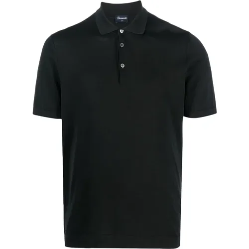 T-Shirts & Polos Ss24 , male, Sizes: 2XL - Drumohr - Modalova