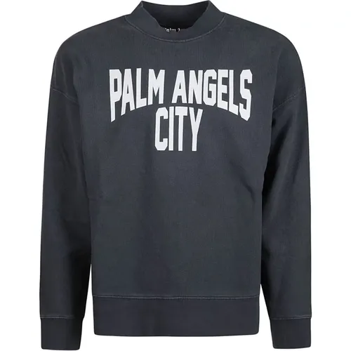 Sweatshirts Hoodies , Damen, Größe: L - Palm Angels - Modalova