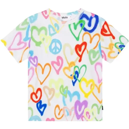 Variety Hearts Kurzarm T-Shirt Molo - Molo - Modalova