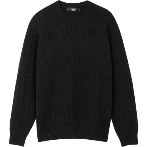 Stylish Knitwear Collection , male, Sizes: XL, S - Versace - Modalova