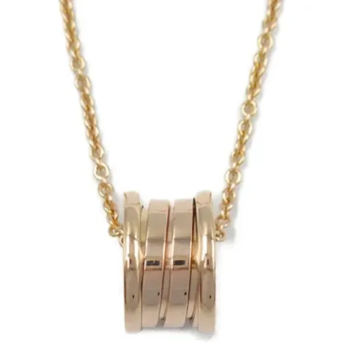 Pre-owned Rose Gold necklaces , female, Sizes: ONE SIZE - Bvlgari Vintage - Modalova