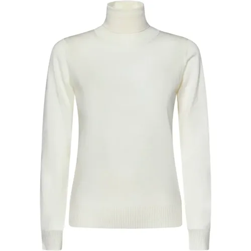 Ribbed Turtleneck Sweater , female, Sizes: L - Drumohr - Modalova