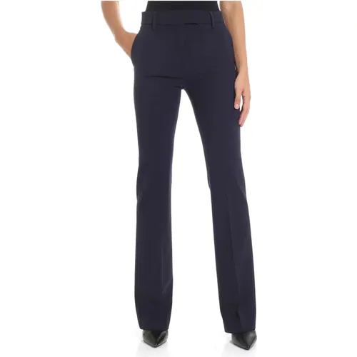 Wool Blend Trousers Made in Italy , female, Sizes: S, XS, M - True Royal - Modalova