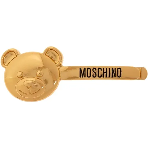 Metall Haarspange Moschino - Moschino - Modalova