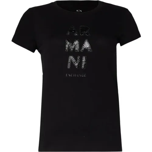 Einfaches T-Shirt für Männer , Damen, Größe: M - Armani Exchange - Modalova