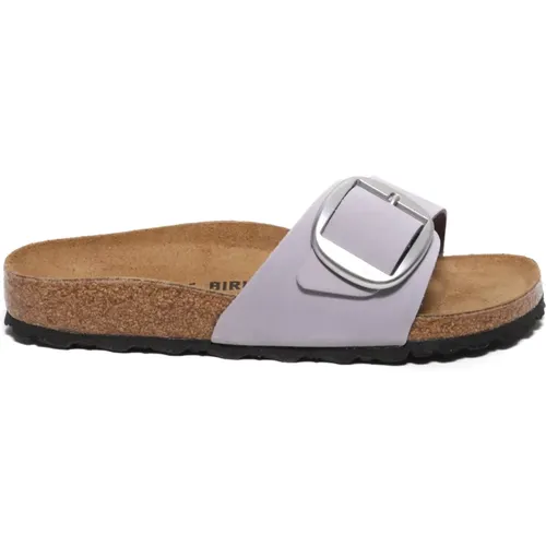 Madrid Big Buckle Nabuck Sandalen , Damen, Größe: 36 EU - Birkenstock - Modalova