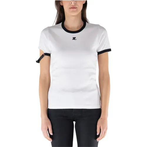 T-Shirts , female, Sizes: S, L, M - Courrèges - Modalova