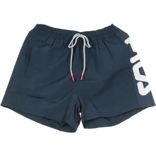 Schwarze Iris Shorts Kostüm für Männer , Herren, Größe: L - Fila - Modalova