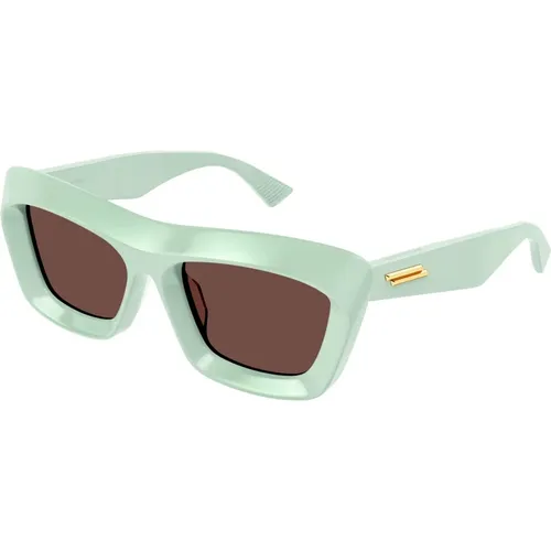 Stylische Sonnenbrille für Frauen , Damen, Größe: 53 MM - Bottega Veneta - Modalova