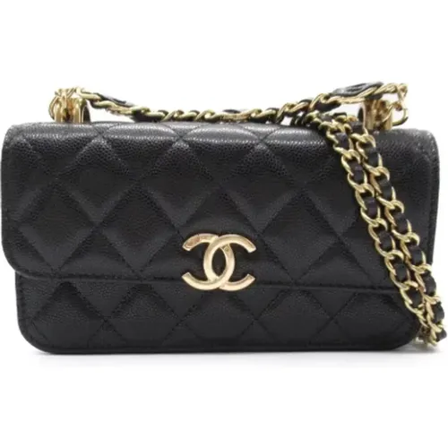 Pre-owned Leather chanel-bags , female, Sizes: ONE SIZE - Chanel Vintage - Modalova