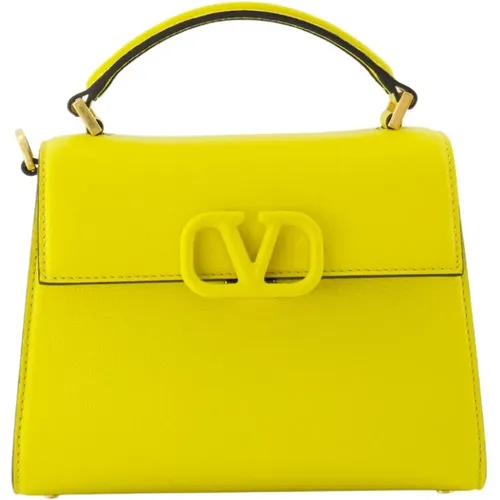 Grained leather handbag with adjustable strap - Valentino Garavani - Modalova