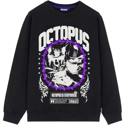 High-Quality Sweatshirts , male, Sizes: L, XL - Octopus - Modalova