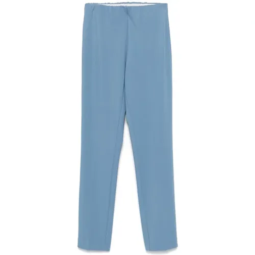 Stretch Crease Trousers , female, Sizes: L, M, S, 2XL - Le Tricot Perugia - Modalova