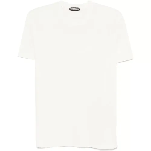 Eco-friendly Lyocell/Cotton T-shirt , male, Sizes: M, XL, 2XL, 3XL, L - Tom Ford - Modalova