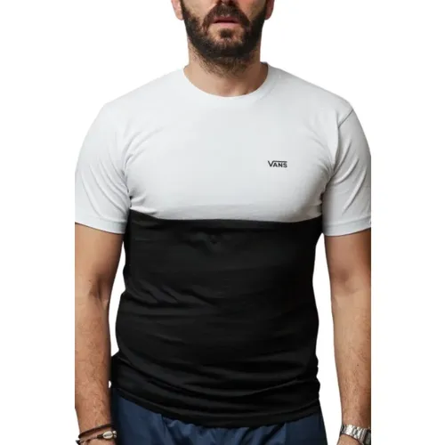 Farbblock T-Shirt für Männer , Herren, Größe: S - Vans - Modalova