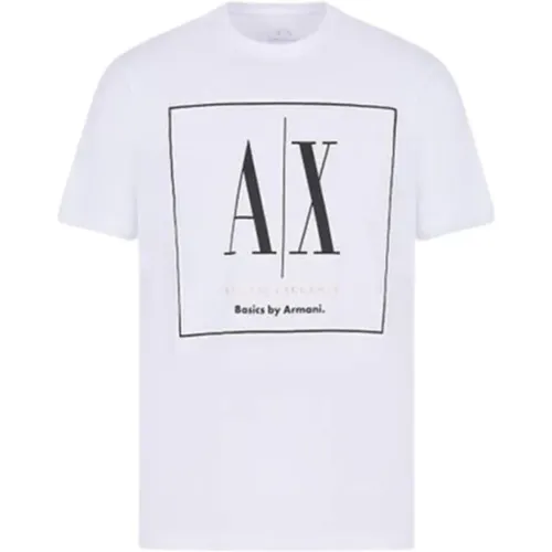 Classic Men`s T-shirt , male, Sizes: XS - Armani Exchange - Modalova
