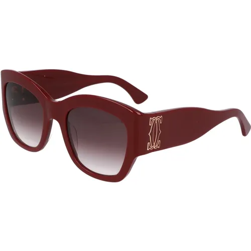 Cat Eye Sunglasses , unisex, Sizes: 52 MM - Cartier - Modalova