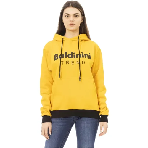 Kapuzenpullover mit Frontlogo-Tasche - Baldinini - Modalova