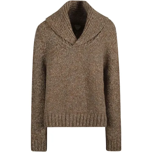 Chunky Alpaca Knit Sweaters , male, Sizes: M, S, XS - Bottega Veneta - Modalova