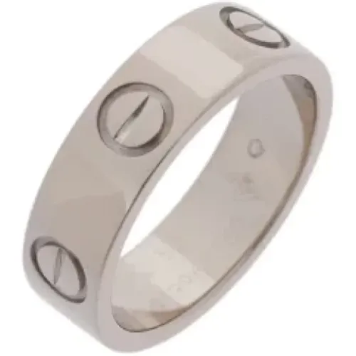 Pre-owned White Gold rings , female, Sizes: ONE SIZE - Cartier Vintage - Modalova