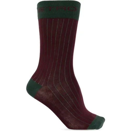 Cotton socks , male, Sizes: S - ETRO - Modalova