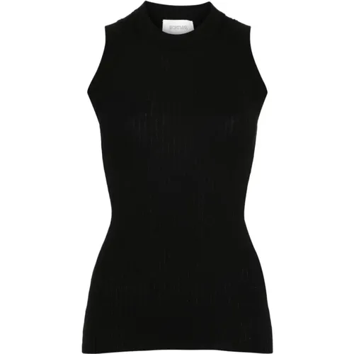 Schwarze T-Shirts & Polos für Frauen , Damen, Größe: S - SPORTMAX - Modalova