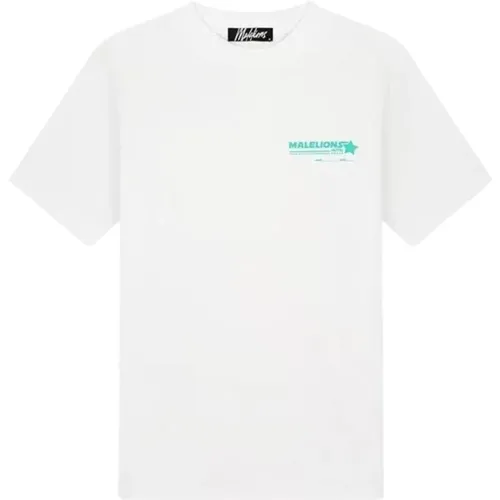 Hotel T-shirt , male, Sizes: M, L, XL - Malelions - Modalova