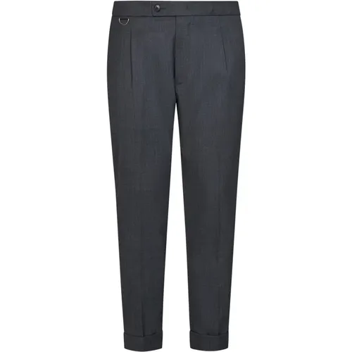 Men`s Clothing Trousers Grey Aw23 , male, Sizes: W36, W38, W32, W34 - Low Brand - Modalova